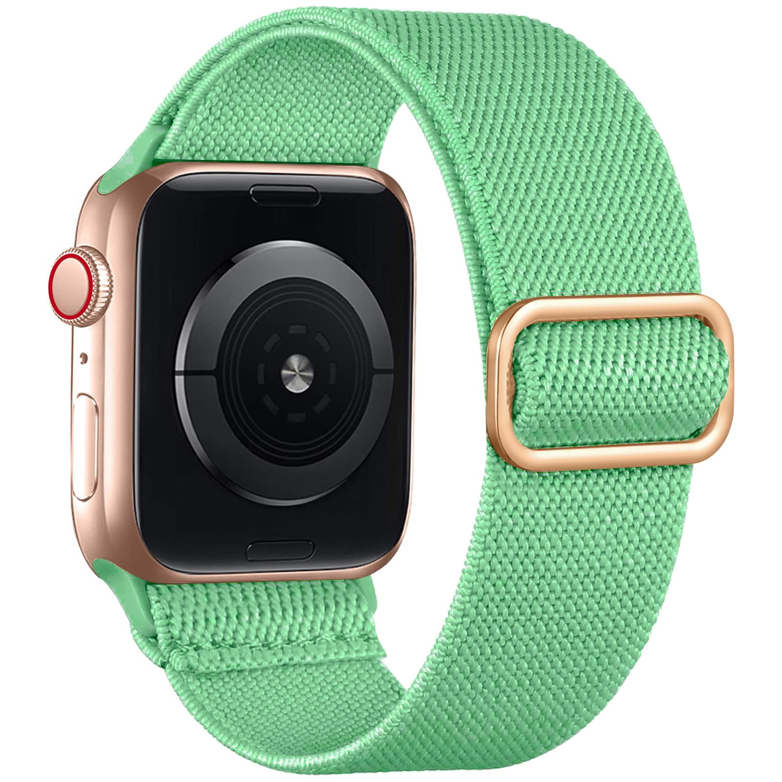 Minimalist Solid Color Nylon Weave Watch Band 6W6JWA111