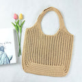 Solid Large Hollow Tote - DippedShop Wholesale - #2883