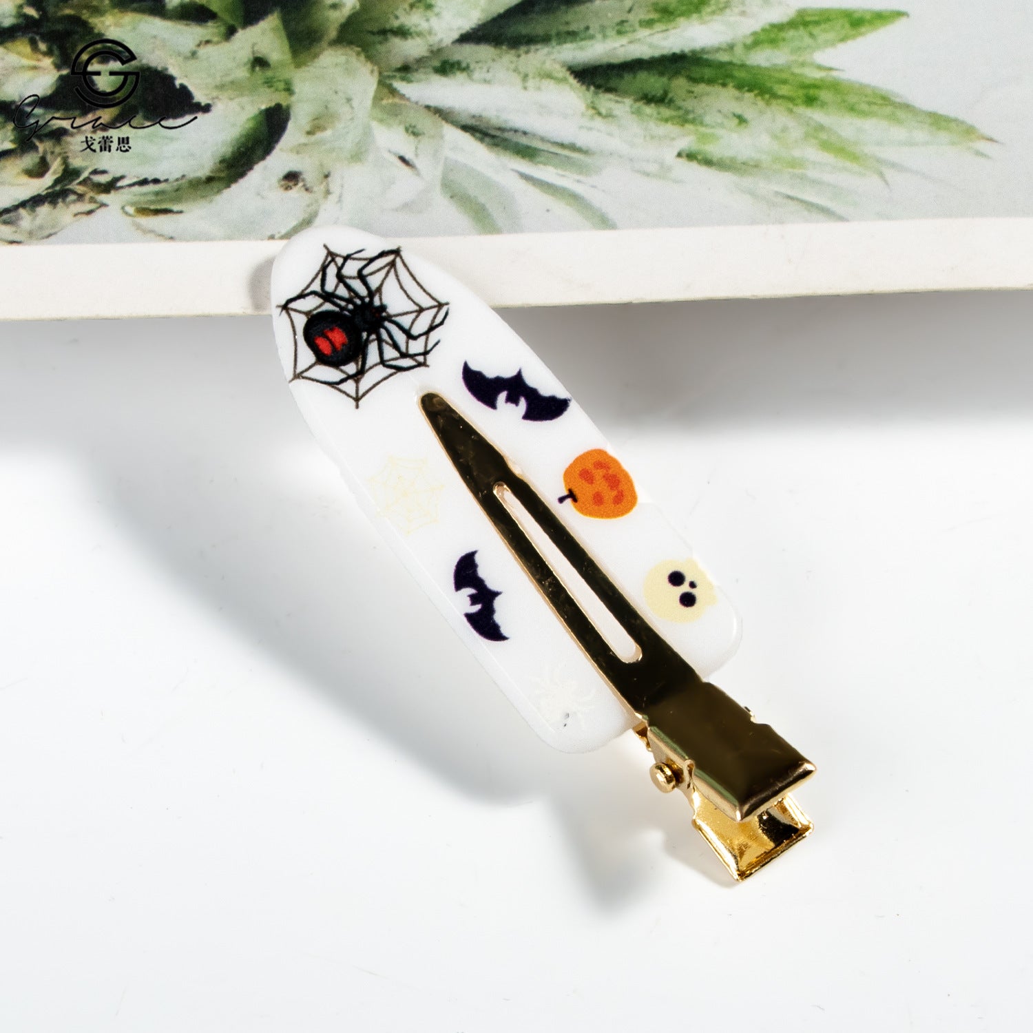 Cute Spider Pumpkin Ghost Duckbill Hair Clip 6W6HCP1317