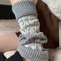 Bohemian Knit Thick Warm Slouch Leg Warmers 6W8FSO878