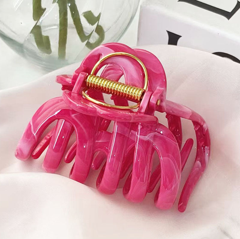Simple Large Octopus Strong Hold Hair Claw 6W6HCP1664