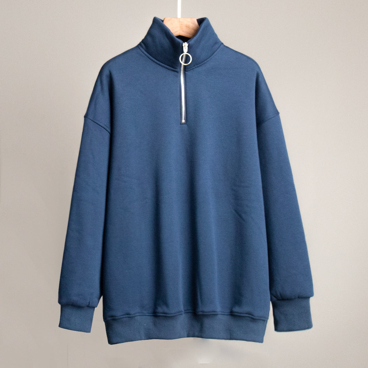 Loose Lapel Zipper Hoodie - DippedShop Wholesale - #5651