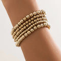 Trendy Layered Round Beaded St - DippedShop Wholesale - #2179