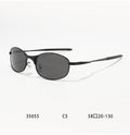 Metal Oval Frame Polarized Sunglasses - DippedShop Wholesale - #1843