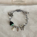 Boho Style Natural Stone Beaded Braided Bracelet 6W6JBR339