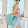Color Contrast Beach Large Capacity Storage Bag 8BW6BOB75L