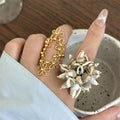 Hollow Out Lace Ring - DippedShop Wholesale - #3555