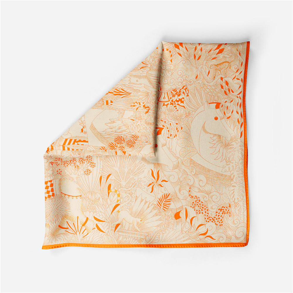 Abstract Universe Silk Scarf - DippedShop Wholesale - #6307