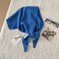 Trendy Solid Color Knit Headscraf Triangle Scarf 6W6NSC91