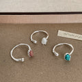 Open Turquoise Ring - DippedShop Wholesale - #8035
