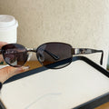 Vintage Oval Metal Frame Polarized Sunglasses MK2PPIM6W6GSG218