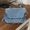 Casual Denim Flap Shoulder Bag 6W10BBG1351