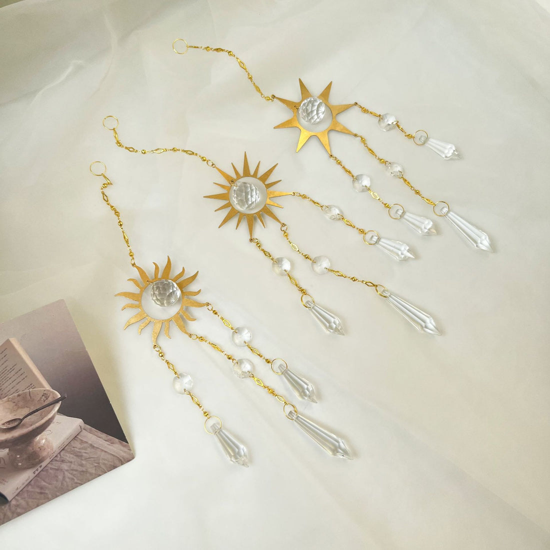 Metal Crystal Suncatcher - DippedShop Wholesale - #2339
