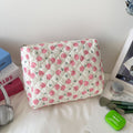 Floral  Quilted Storage Cosmetic Bag 6C5CO72