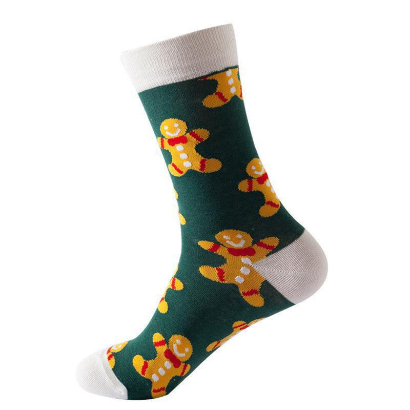 Classic Christmas Printed Crew Socks 6W8FSO910