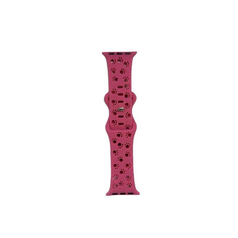 Solid Color Cat Claw Hollow Out Watch Band 6W6JWA145
