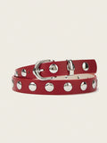 Trendy Punk Style Studded Leather Waist Belt MK2LEEP6W6JBT26