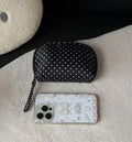 Cute Polka Dots Portable Makeup Bag MK2BW6S10BOB78