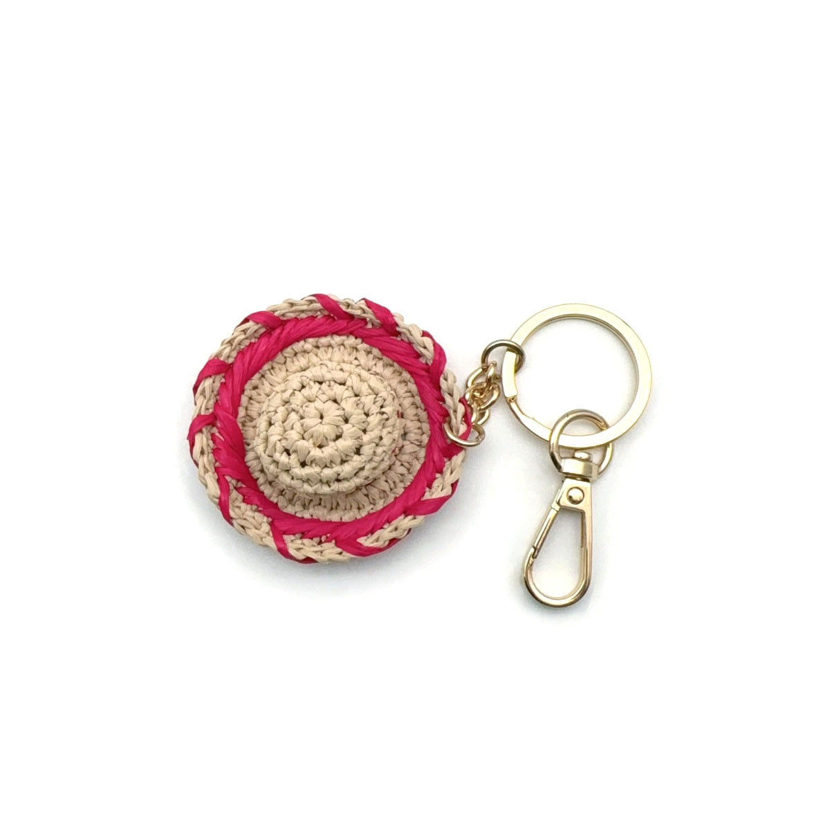 Cute Mini Straw Hat Pendant Keychain Bag Charm MK2ZCAS6W10BBC54
