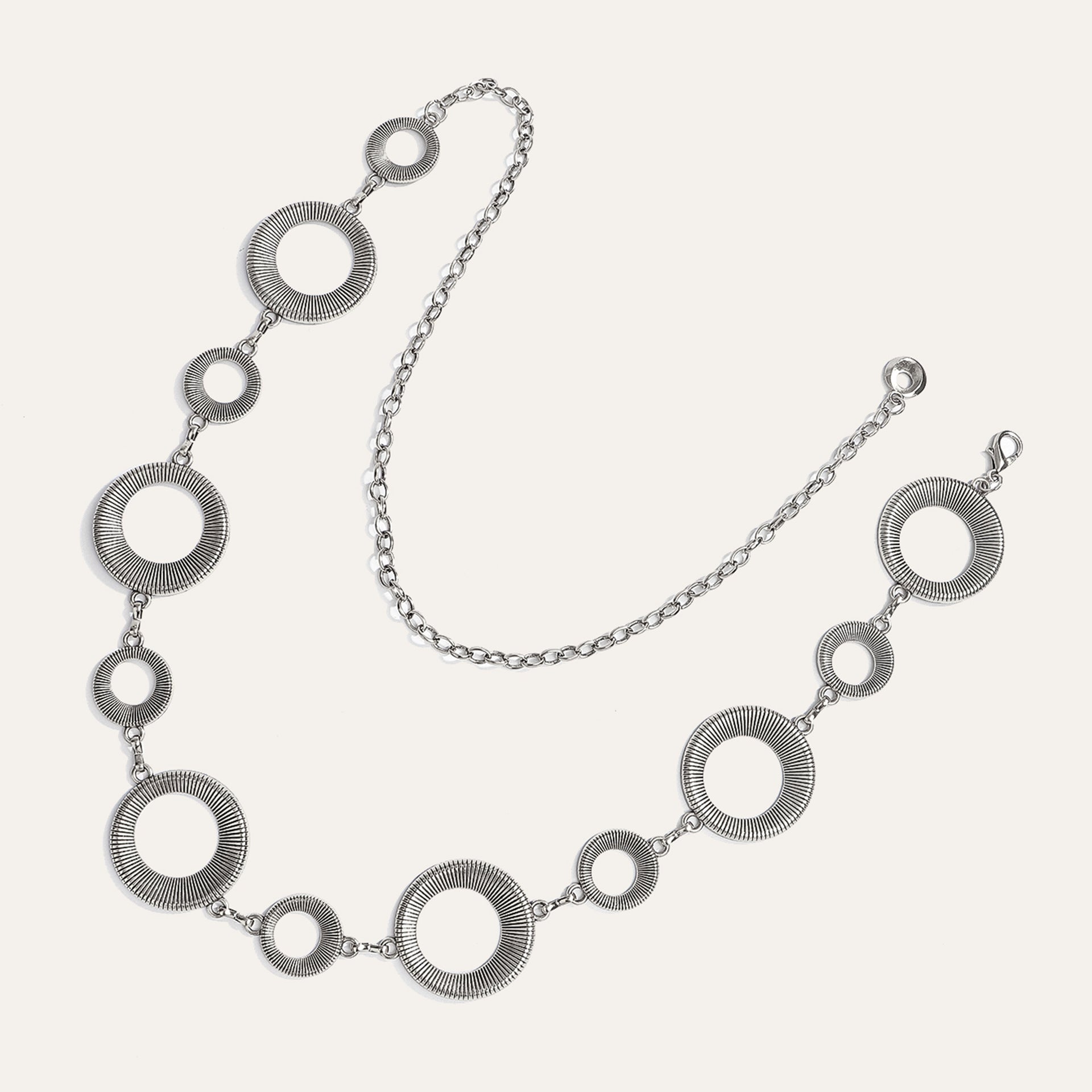 Trendy Round Circle Metal Geom - DippedShop Wholesale - #2835