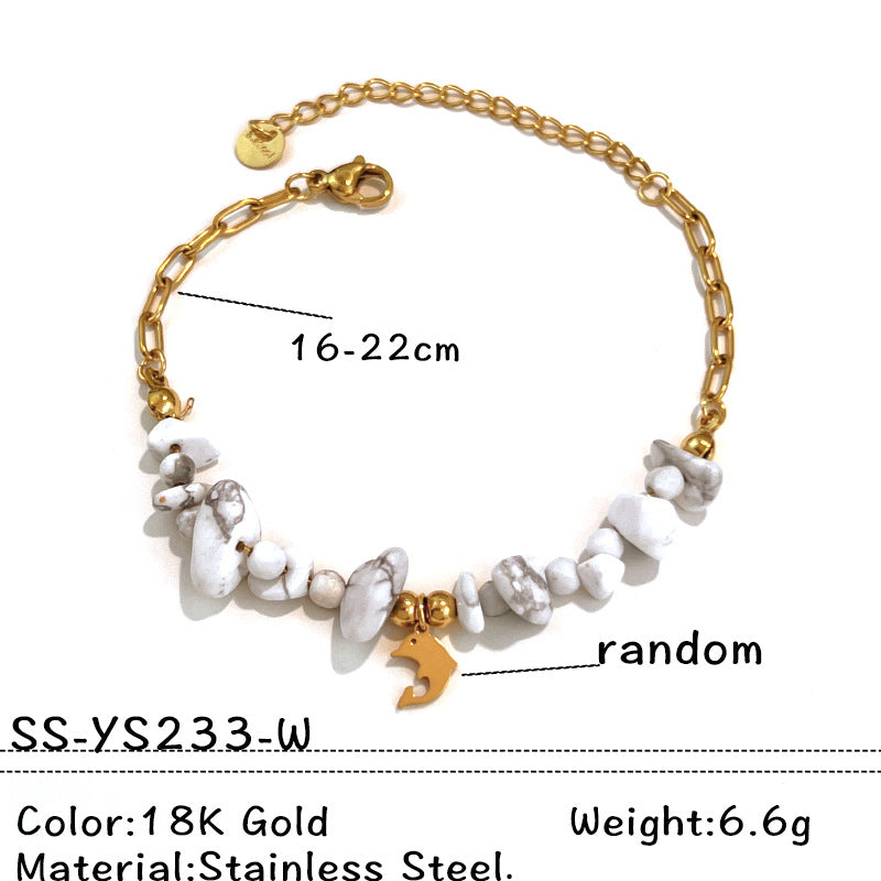 Fashion Crystal Natural Stone - DippedShop Wholesale - #8883