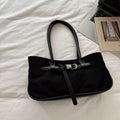 Retro Belted Leather Trim Large Capacity Tote Bag 6W10BBG2430