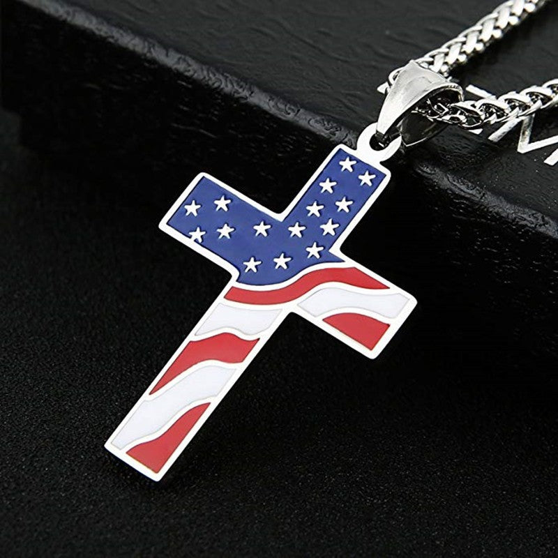 Stylish USA Map Pendant Choker Necklace 8ZA6JNC276T