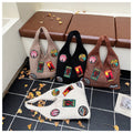 Knit Handmade Tote Bag - DippedShop Wholesale - #8659