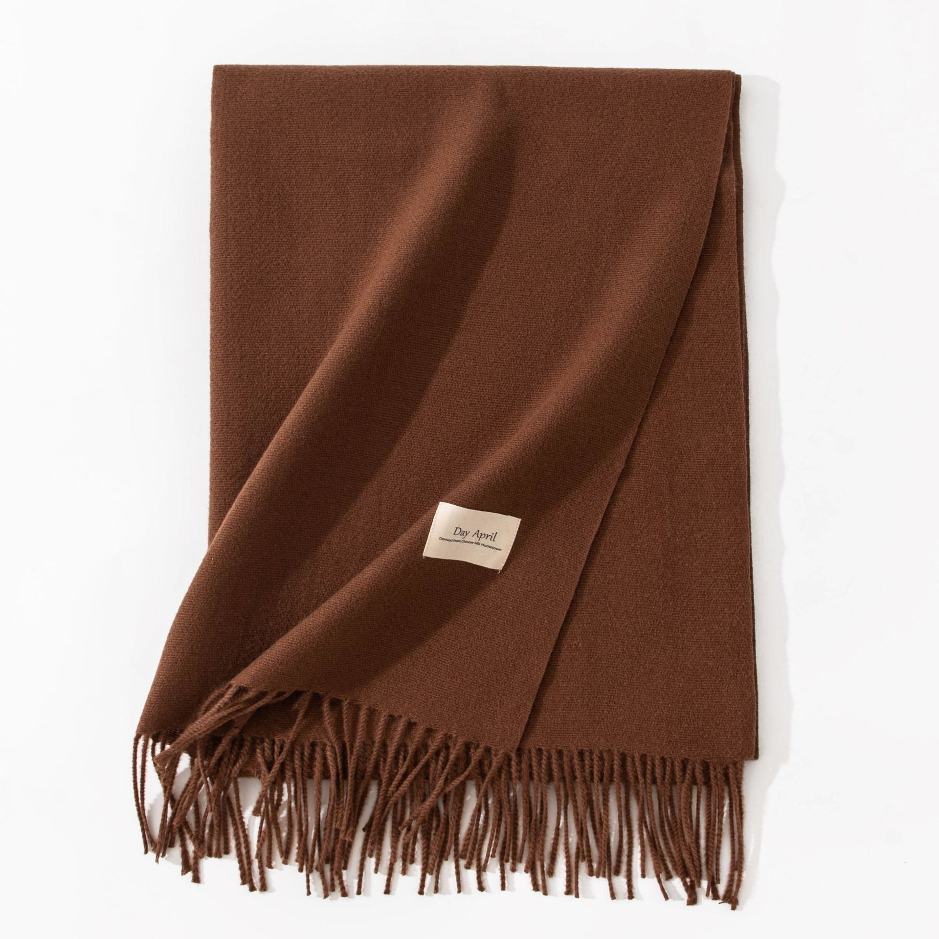 Versatile Solid Color Imitation Cashmere Scarf 6W6NSW278