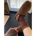 Houndstooth Crew Socks - DippedShop Wholesale - #8083
