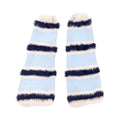 Winter Thicken Plush Striped Knit Slouch Leg Warmers 6W8FSO870