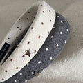 Stylish Color Block Star Print Sponge Headband MK2SPM6W6HBD12