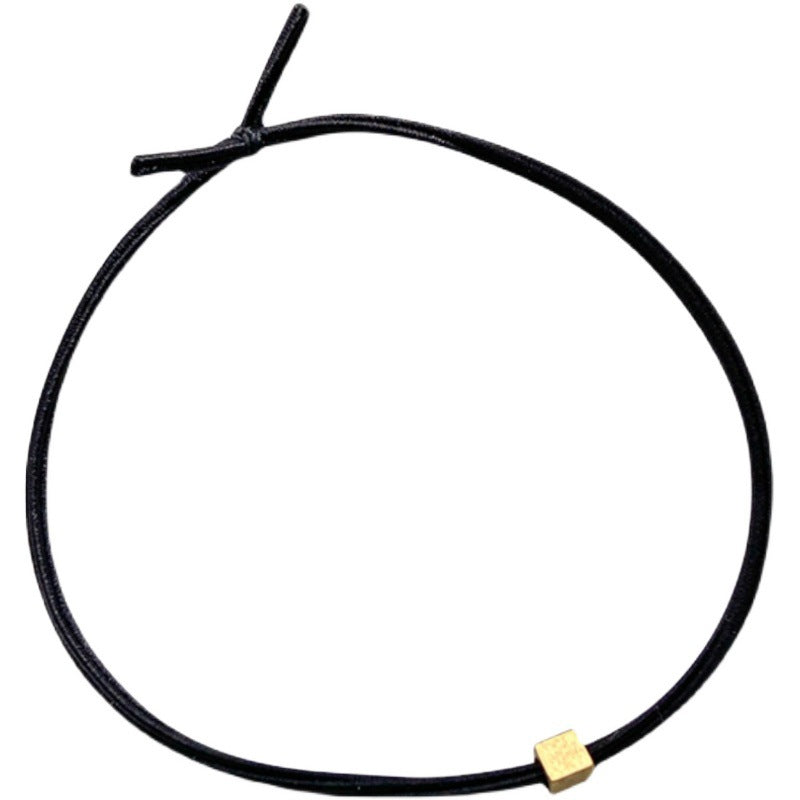 Stylish Square Alloy High Elastic Hair Tie MK2BLW6W6HHT13