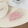 Flower Print Hair Claw - DippedShop Wholesale - #2003