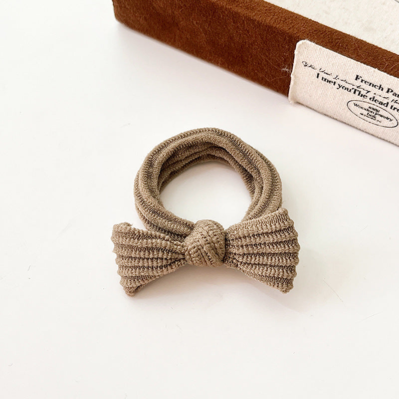 Minimalist Solid Color Bowknot Hair Tie MK2BW6W6HHT04