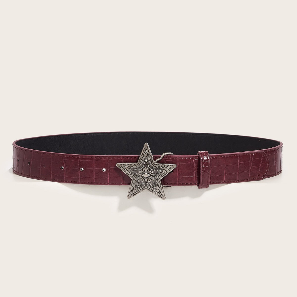 Fashion Star Buckle Dress Waist Leather Belt MK2LEEP6W6JBT51