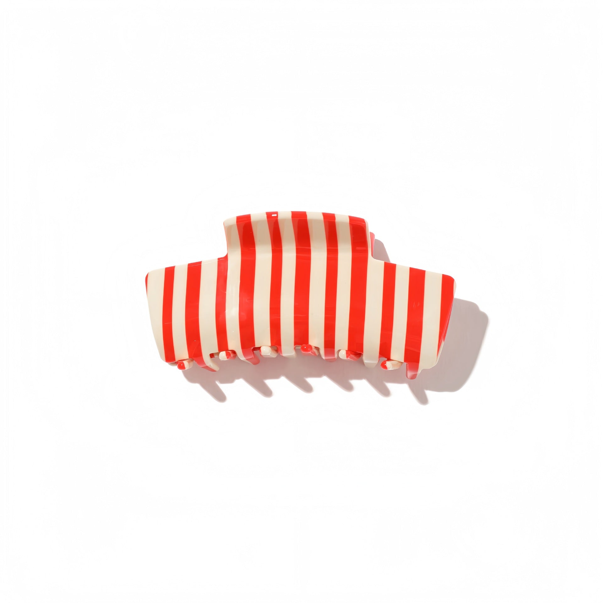 Fashion Striped Plaid Versatile Medium Hair Claw 8AS6HCP318T