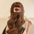 Textured Acetate Wave Edge Hair Claw Clip MK2PPM6W6HCP339