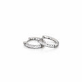 Elegant Rhinestones D-shape Hoop Earring 6W6JER576