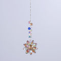 Colorful Crystal Ball Chain Floral Pendant Suncatchers MK2CZAS6H7HLS70