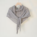 Minimalist Hollow Out Solid Color Knit Triangle Shawl 6W6NSC49