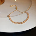 Chic Gold Plated Colorful Zircon Adjustable Bracelet 6W6JBR718