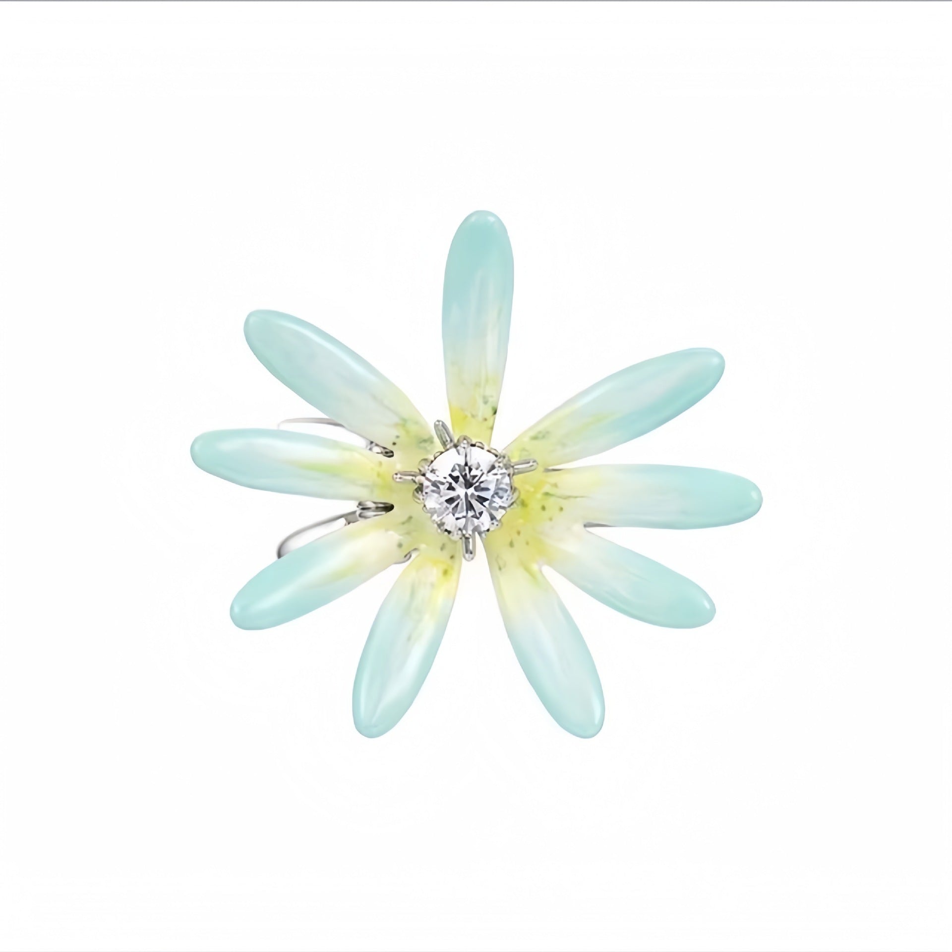 Stylish 3D Rhinestones Daisy Hair Clips 6W6HCP1227