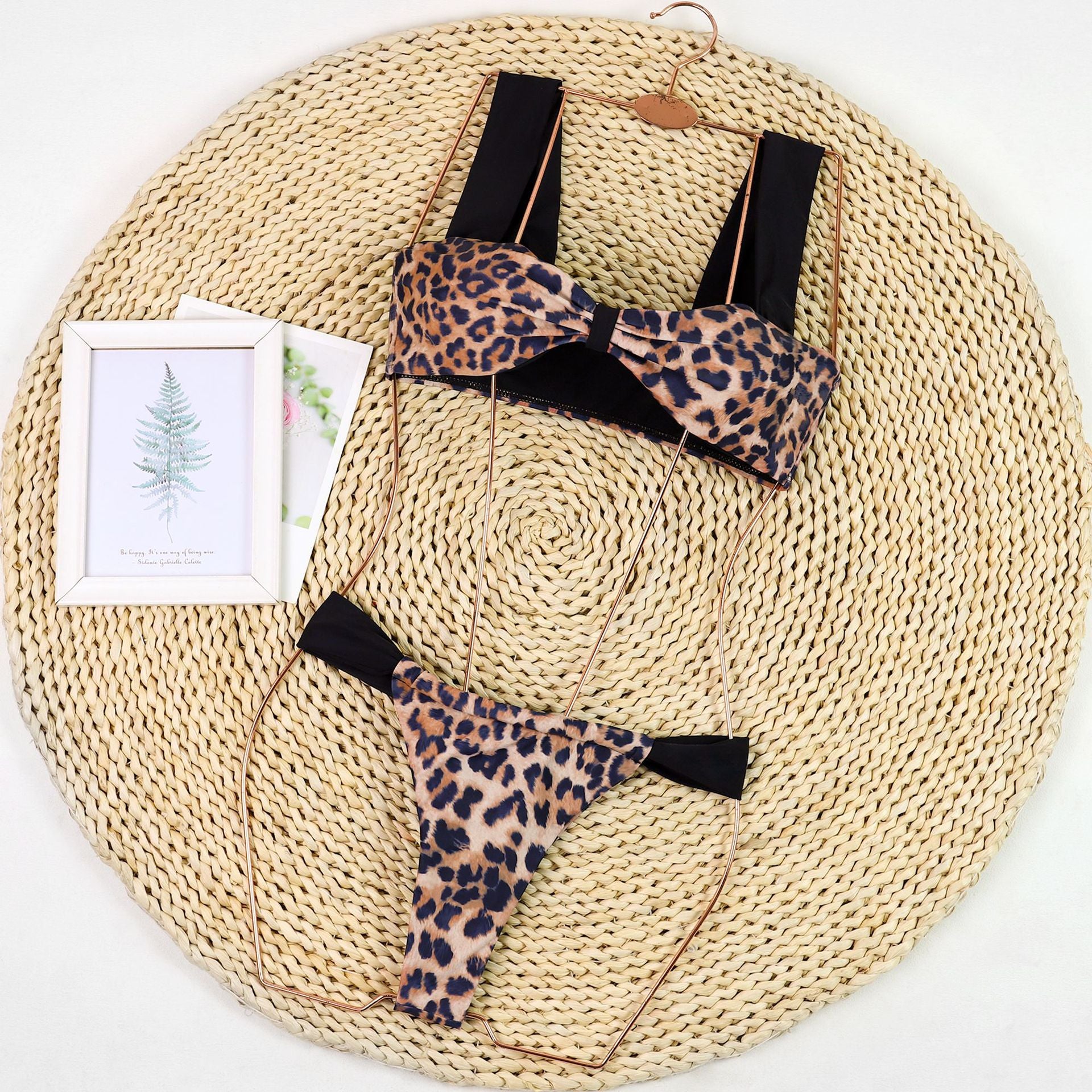 Color Block Strap Bikini - DippedShop Wholesale - #5763