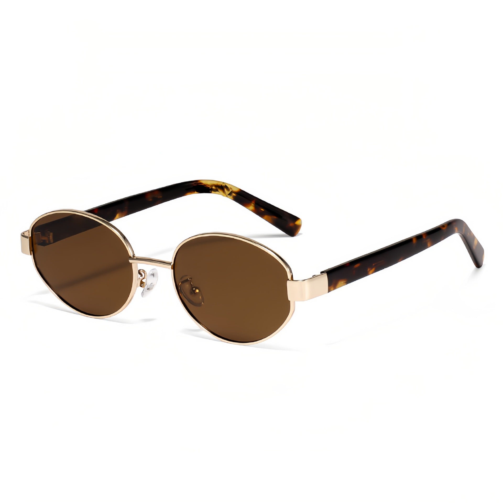 Retro Oval Frame Sunglasses - DippedShop Wholesale - #9347