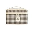 Retro Plaid Pattern Large Capacity Cosmetic Bag 6S5CO119