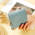 Dual Compartment Kiss Lock Short Wallet 6W10BWB307