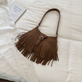 Fringe Underarm Tote Bag - DippedShop Wholesale - #3283