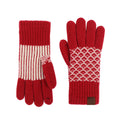 Vintage Jacquard Touch Screen Gloves - DippedShop Wholesale - #0243