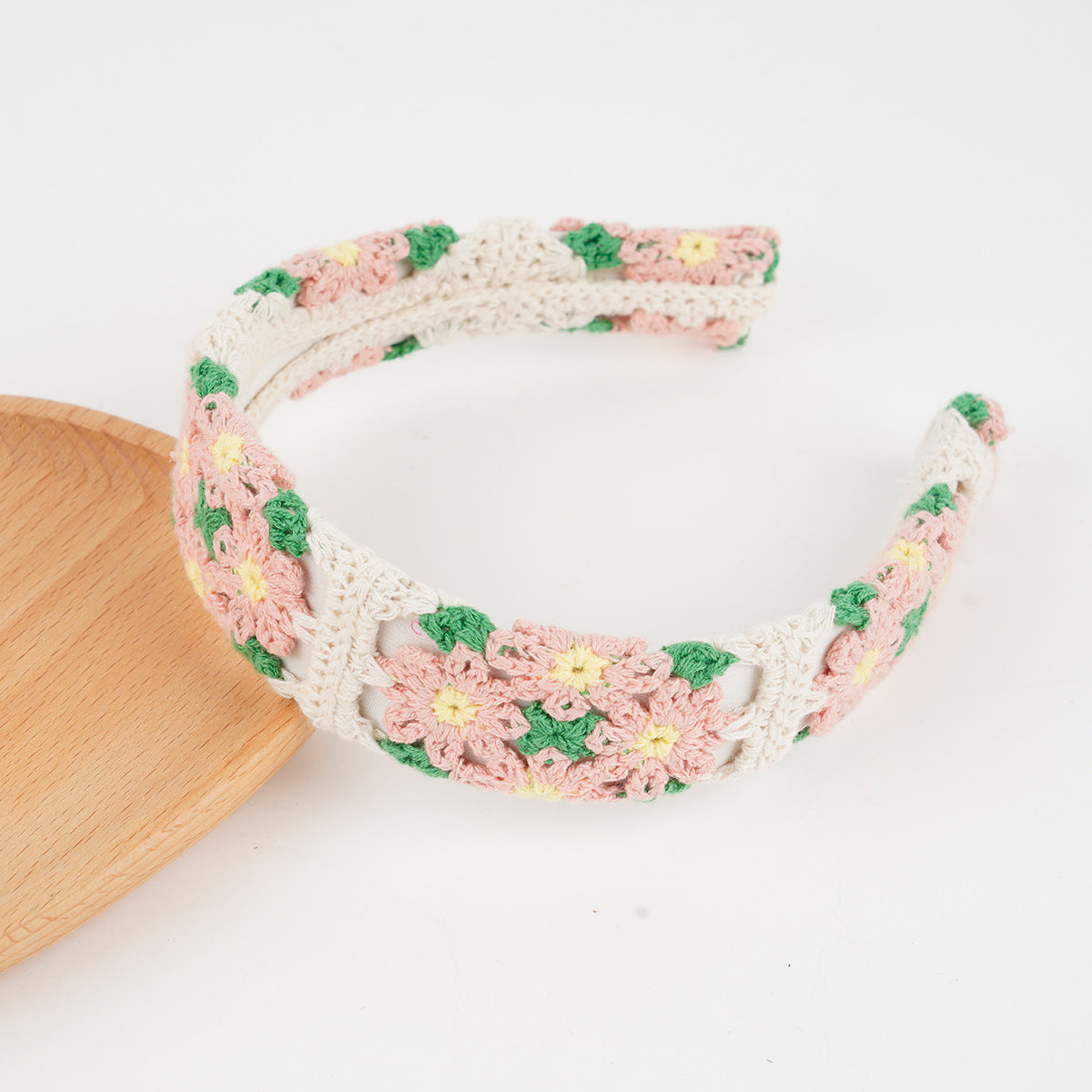 Crochet Flower Head Band - DippedShop Wholesale - #6739